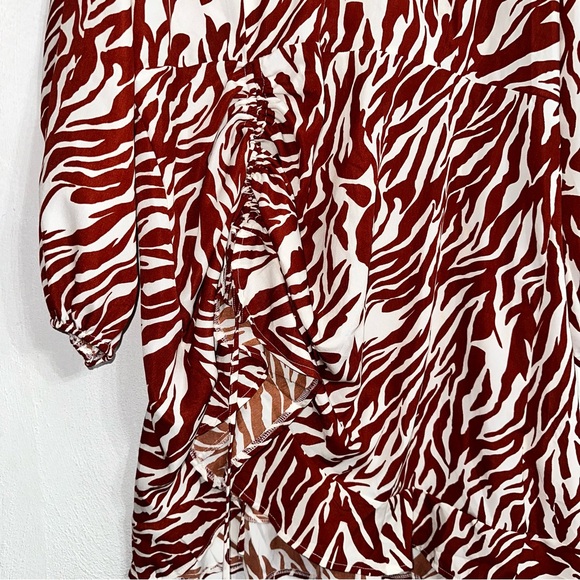 Misguided Women’s Animal Print Mini Dress Long Sleeve
Rust Size 18 - Picture 9 of 10